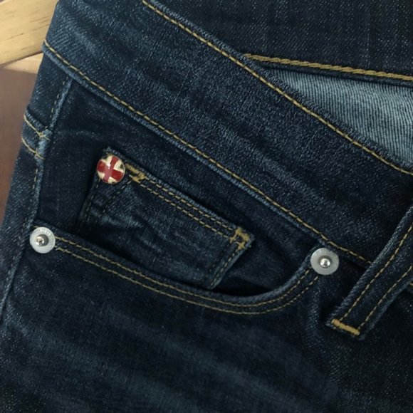 Hudson Nico Midrise Skinny Ankle Length Jeans with Raw Hem, Size 26 - Picture 15 of 15